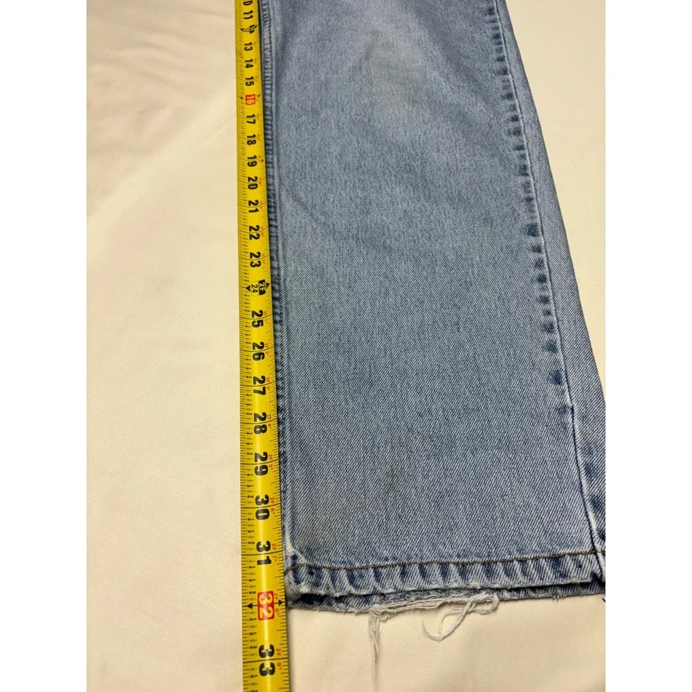 Levis 560 Comfort Fit Jeans Mens W33 L34‎ Light Wash Denim Blue